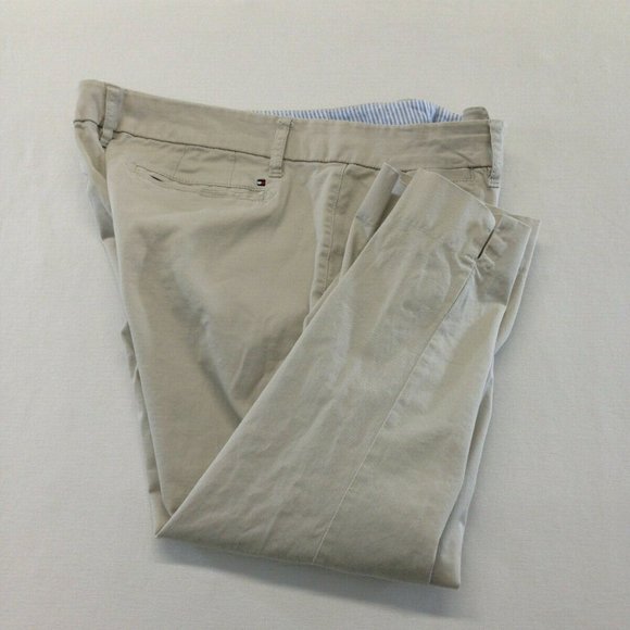 Tommy Hilfiger Women's Beige Cotton/Spandex Blend
